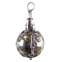 Amuleto Plata Llamador de Angeles Grabados (Se abren) 4.2 x 2.2 cm