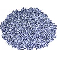 Cuenta Rayada Blanca Azul Pequeña (Lazaro) 100 g